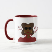 Pas aujourd'hui Café Mug (Gauche)