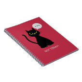 PAS AUJOURD'HUI ! Carnet de chat noir grumeux (Côté Droit)