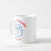 Pas aujourd'hui, fasciste - Bold Eagle Classic Mug (Devant gauche)