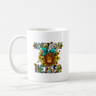 Pas aujourd'hui Heifer Cow Mug