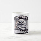 Pas aujourd'hui Huimaan Funny Grumpy Chat Mug - Sa (Centre)