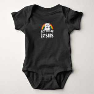 Pas aujourd'hui Jésus Sweat - shirt à capuche Ra