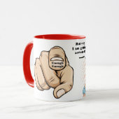 Pas Aujourd'Hui, Pleurant Karen Mug (Devant gauche)