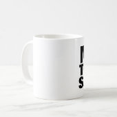 PAS AUJOURD'HUI SATAN, Christian Coffee Mugs (Devant gauche)