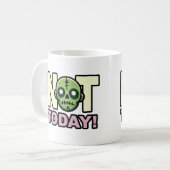 Pas aujourd'hui ! tasse de café (Devant gauche)