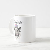Pas aujourd'hui tasse de café de génisse (Devant gauche)