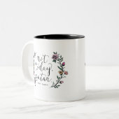 Pas aujourd'hui, tasse de café de Satan, tasse (Devant gauche)