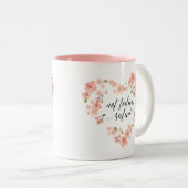 Pas aujourd'hui tasse drôle de fleur de Satan (Devant droit)