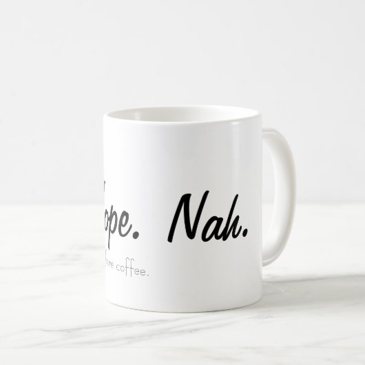 Pas avant tasse de café (Devant droit)