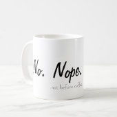 Pas avant tasse de café (Devant gauche)