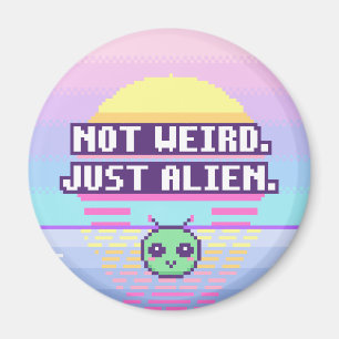 Pas bizarre. Juste extraterrestre. Aimant à pixels