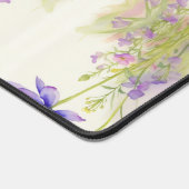 Pas bloemige kleurrijke bureaumat aan (Hoek)