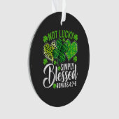 Pas chanceux simplement bénis chrétiens (devant)