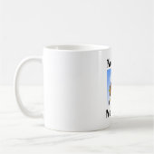 Pas d'abeilles Pas de boutons Café Mug (Gauche)