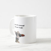 Pas dans l'humeur vache Mug (Devant gauche)