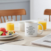Pas d'arriver - Drôle Typographie Coffee Mug