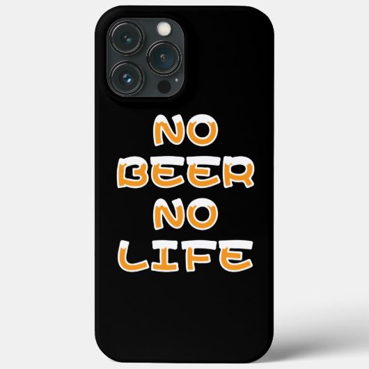 PAS DE BIÈRE PAS DE VIE Coque-Mate coque iphone (Verso)