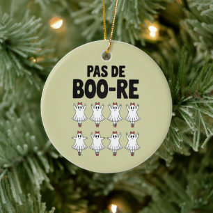 Pas de Boo-re Ballerina Ghost Halloween Spooky Keramisch Ornament