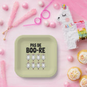 Pas de Boo-re Ballerina Ghost Halloween Spooky Papieren Bordje (Feest)