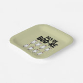 Pas de Boo-re Ballerina Ghost Halloween Spooky Papieren Bordje (Gebogen)