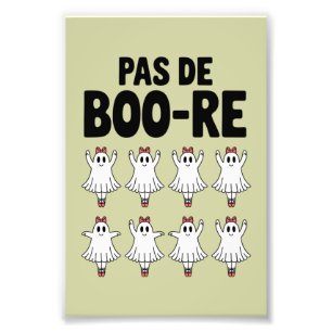 Pas de Boo-re Ballerina Spook Halloween Griezelen Foto Afdruk