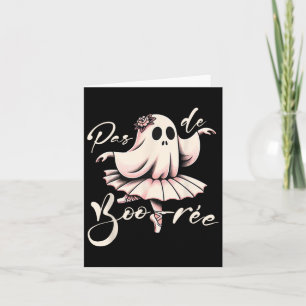 Pas De Boo-rée Ballet Danser Geest Dansleraar H Kaart