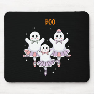 Pas De Boo-rée Balletdanser Spooky Ghost Hallowee Muismat