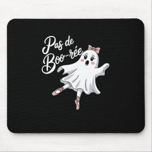 Pas de Boo-rée Funny Ballet Ghosts Halloween Dans Muismat