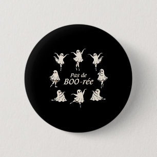 Pas de Boo-rée Funny Ballet Spooky Ghosts Dance Ha Ronde Button 5,7 Cm