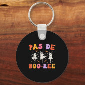 Pas De Boo-rée Ghost Ballet Dancer Halloween Dance Sleutelhanger (Voorkant)