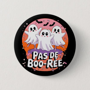 Pas de Boo-rée Ghost Ballet Dansleraar Funny Ha Ronde Button 5,7 Cm