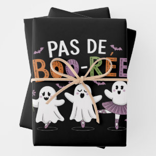 Pas de BOO-ree Ghost Balletdanseres Leraar Inpakpapier Vel