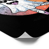 Pas de Boo Ree Grappig Ghost Dance Ballet Hallowee Poster (Hoek)