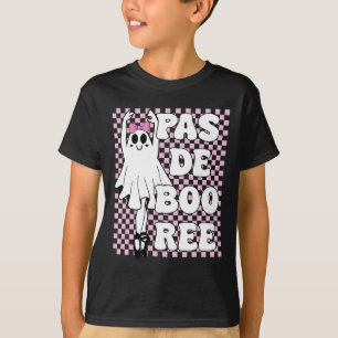 Pas de Boo-ree Grappig Retro Ballet Geesten Hallow T-shirt