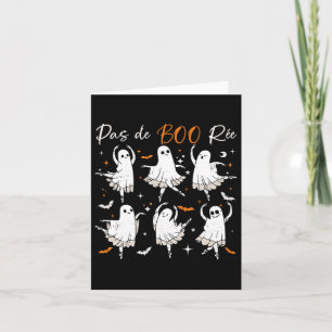 Pas De Boo-rée Grappige Ballet Geesten Dansleraar  Kaart