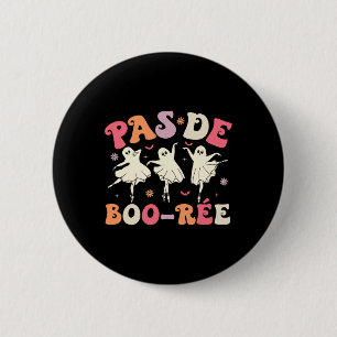 Pas de Boo-rée Schattigee balletgeesten danslerare Ronde Button 5,7 Cm