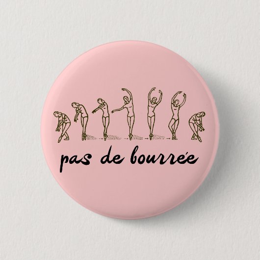 pas de Bourree Ronde Button 5,7 Cm (Voorkant)