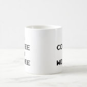 Pas de café ni de café de travail Mug (Centre)