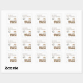 Pas de café, pas de problème Sticker Carré (Feuille)