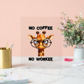 Pas de café pas de travail drôle dire Non Café (Mariage)