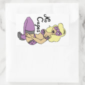 Pas de Capes Superhéroïne Sticker Pin-Up (Sac)