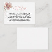 Pas de carte de boîtier de Fête des mariées rose (Devant / Derrière)