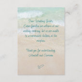 Pas de carte de boîtier pour la scène de plage de  (Devant)