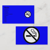 Pas de Carte de visite de tabac (Devant / Derrière)