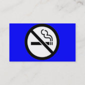 Pas de Carte de visite de tabac (Dos)