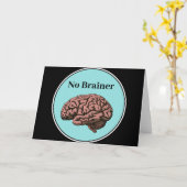 Pas de carte de voeux Brainer (Fleur jaune)