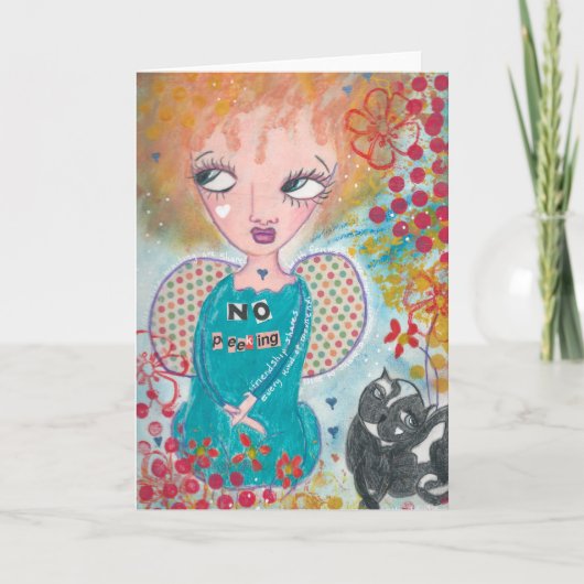 Pas de carte de voeux de Pékin (Devant)