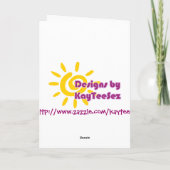 Pas de carte Jour des mères de naissance heureuse (Dos)