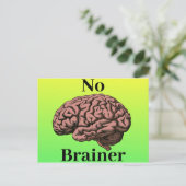 Pas de carte postale Brainer (Debout devant)