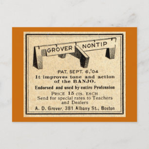 Pas de carte postale de pont pourboire